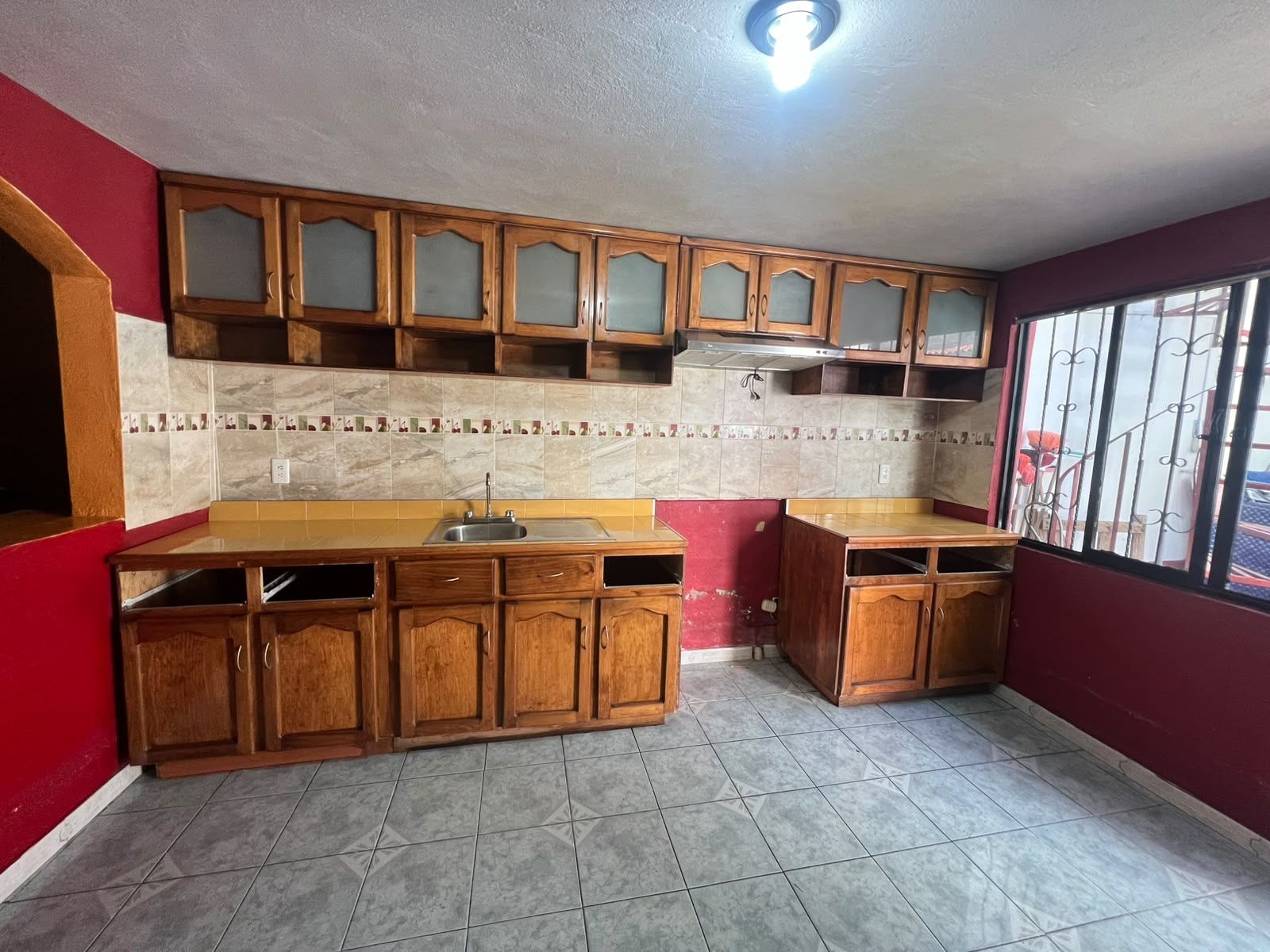 Cocina antes de la remodelación